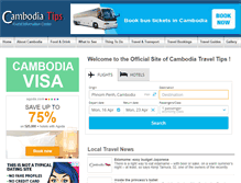 Tablet Screenshot of cambodiatips.com